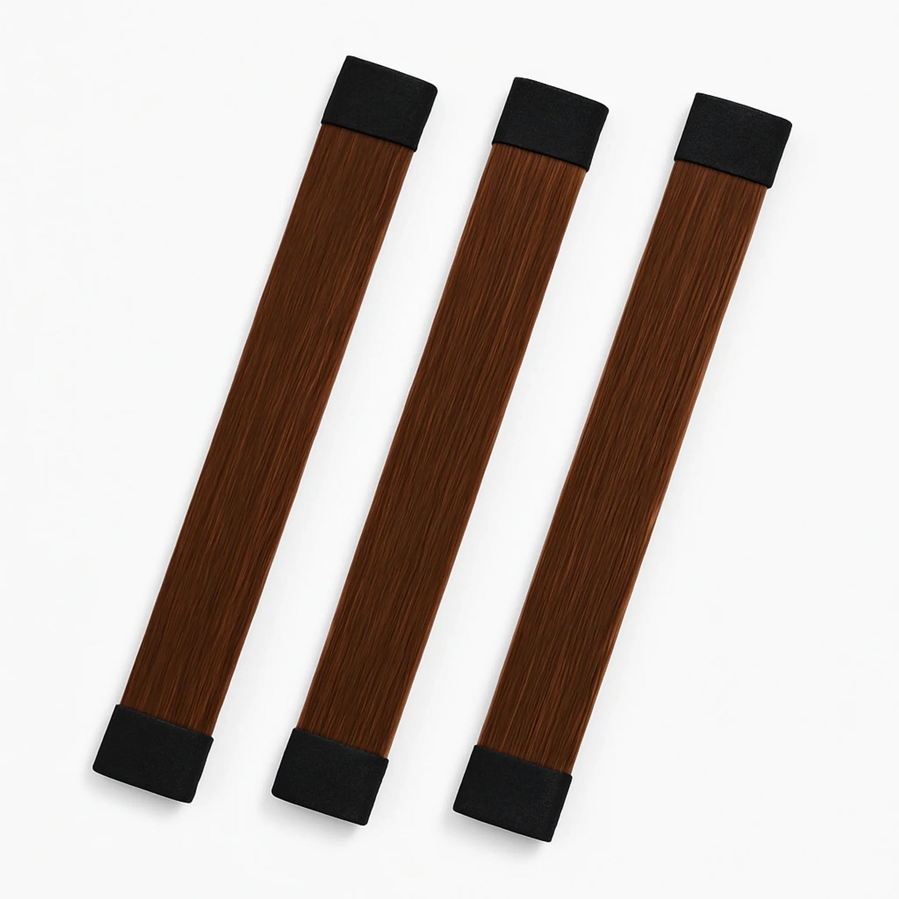 Happy Hair Roll bruin 3-pack – heatless curl haarroller schuine hoek