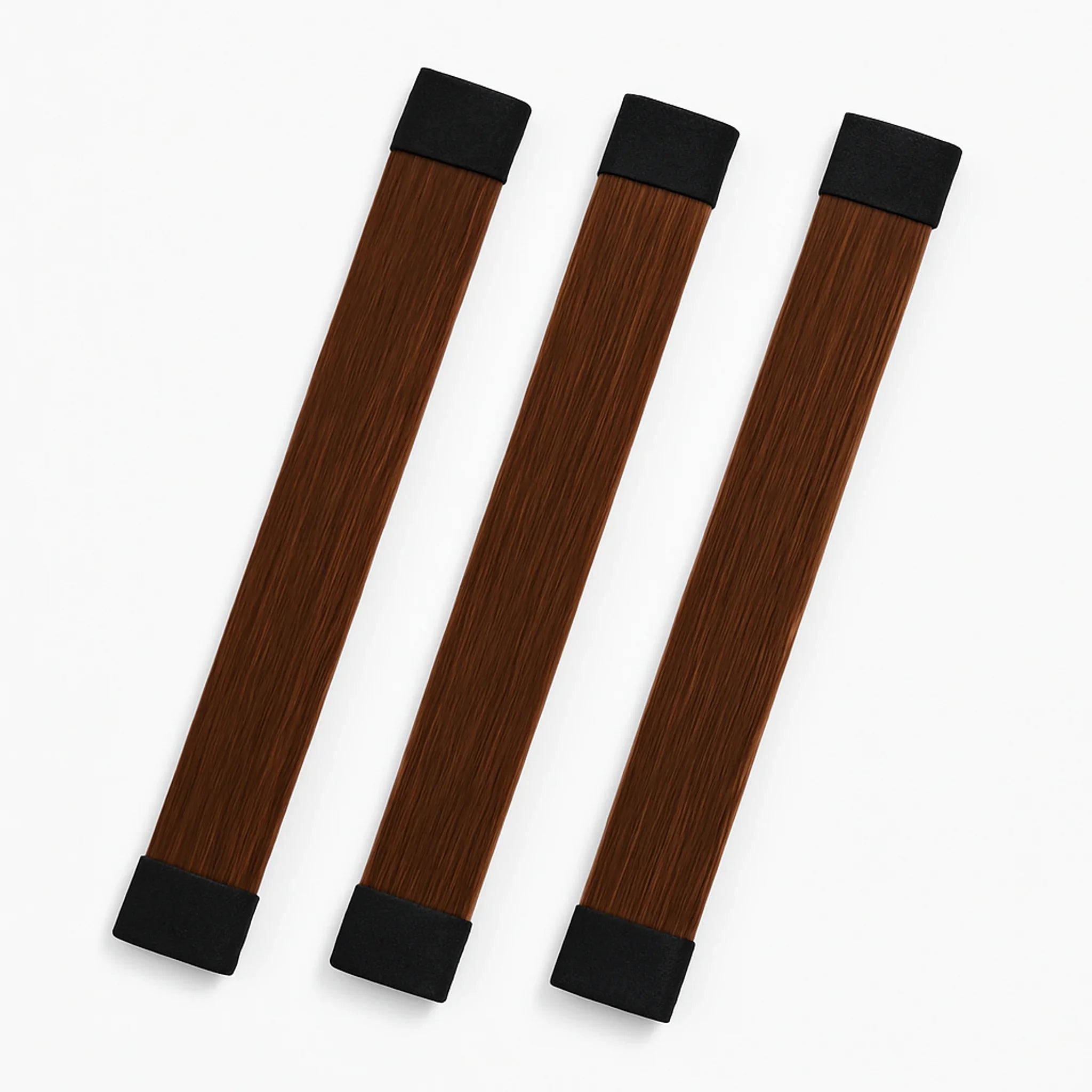 Happy Hair Roll bruin 3-pack – heatless curl haarroller schuine hoek