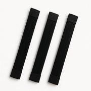Happy Hair Roll zwart 3-pack – heatless curl haarroller schuine hoek
